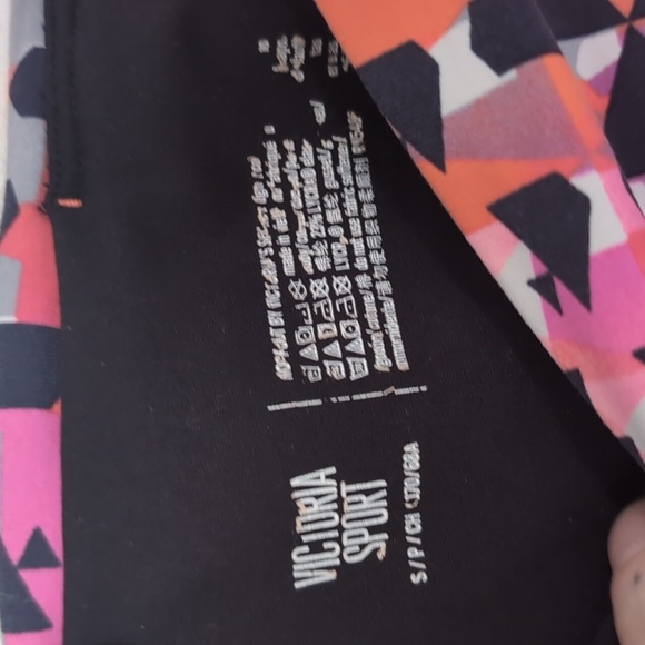 Victoria Secret Sport Knockout Leggings Multicolored Geometric Size Small - Picture 3 of 3